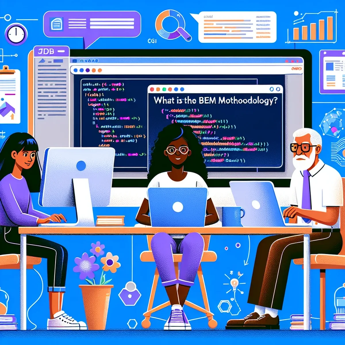 Diagram illustrating the structure of BEM methodology in CSS