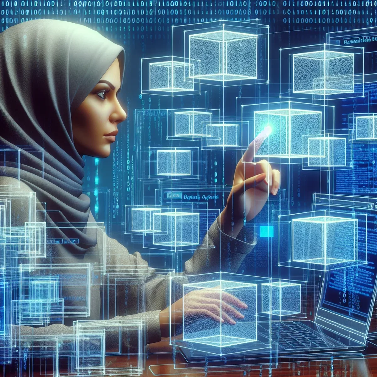 Illustration of a DOM tree structure connecting different nodes