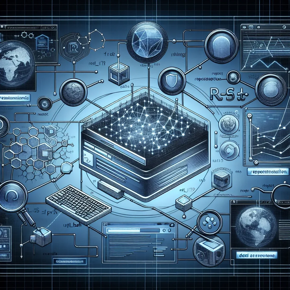 Diagram illustrating REST architecture in API development
