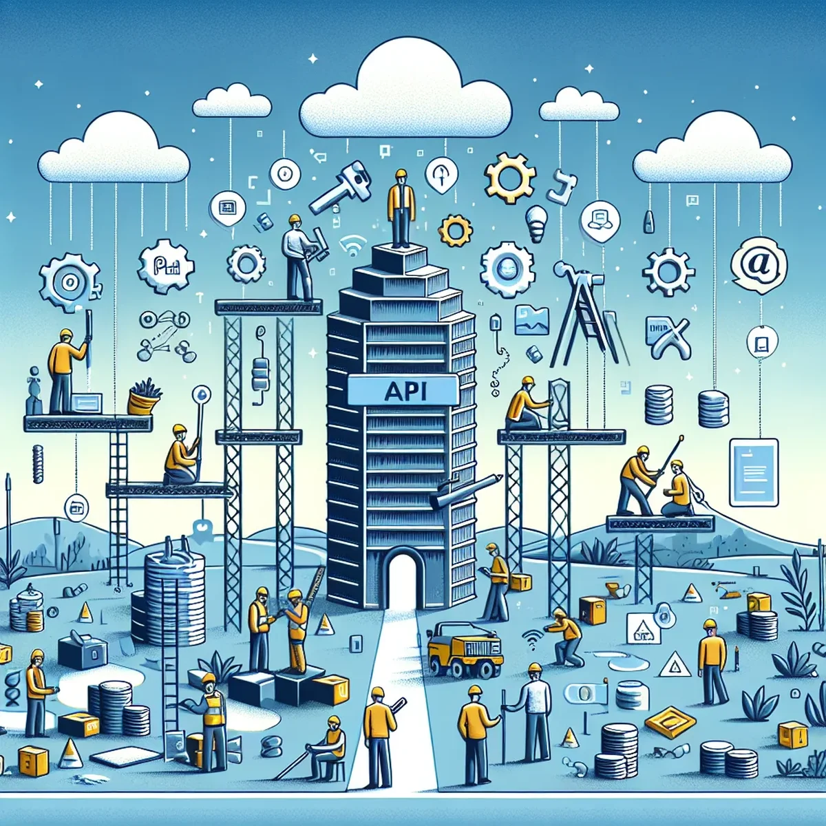 Diagram of an API Gateway in a network architecture