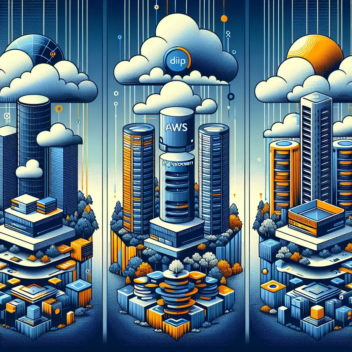 Comparison of different cloud hosting services