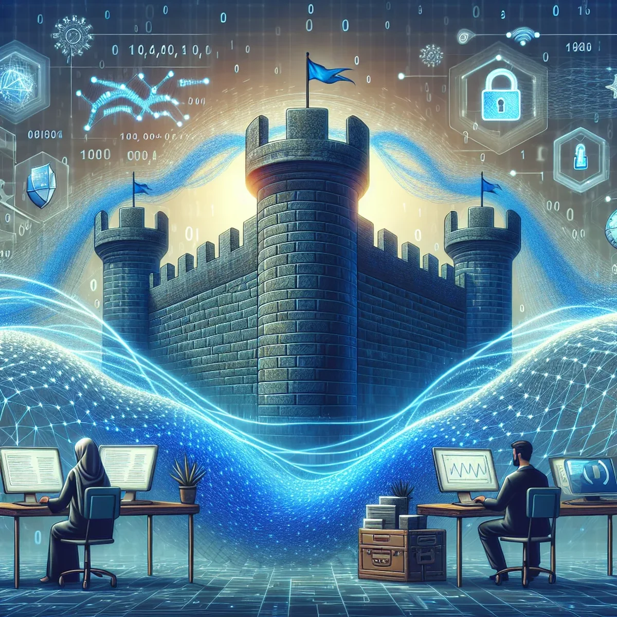 A cybersecurity expert conducting a penetration test on a network