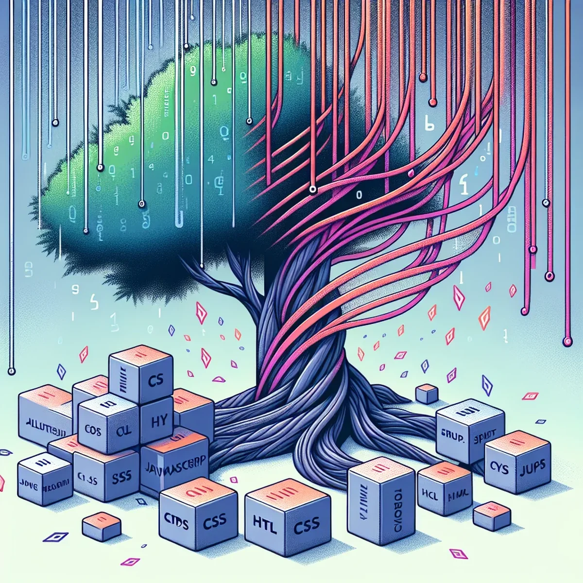 Illustration of developers using Cypress for web testing