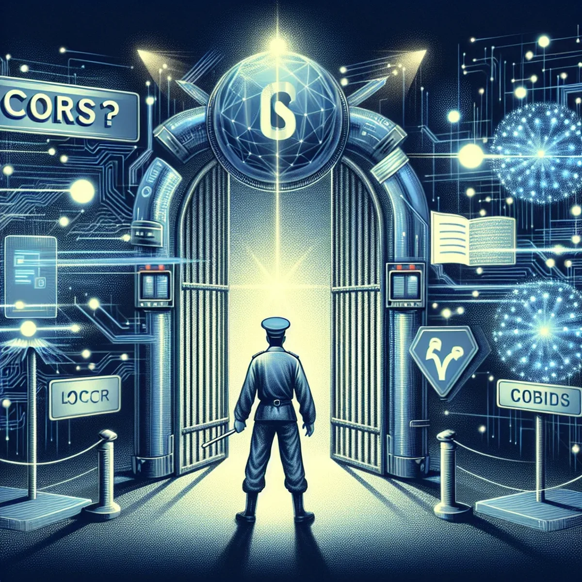 Digital marketing team discussing CORS implementation