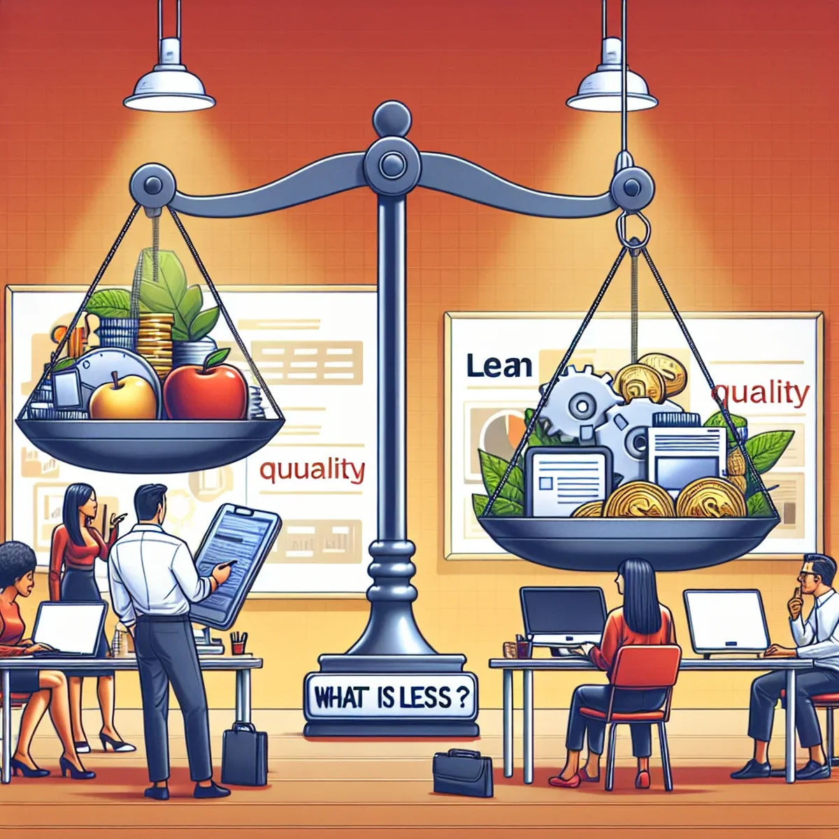 A digital illustration of code on a computer screen showing LESS syntax