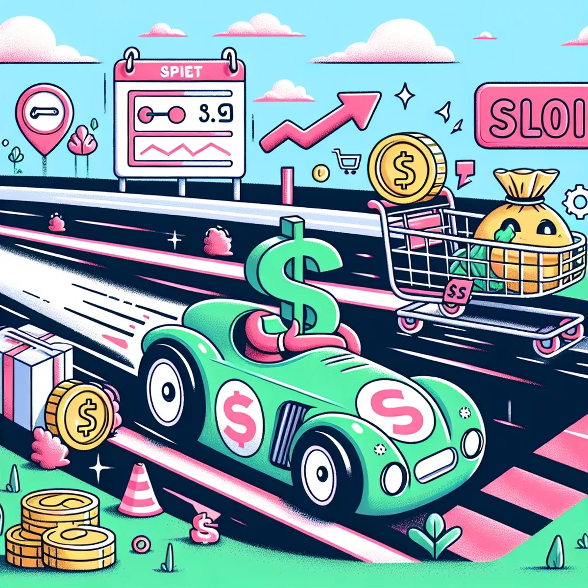 A fast-loading e-commerce website displayed on a laptop screen