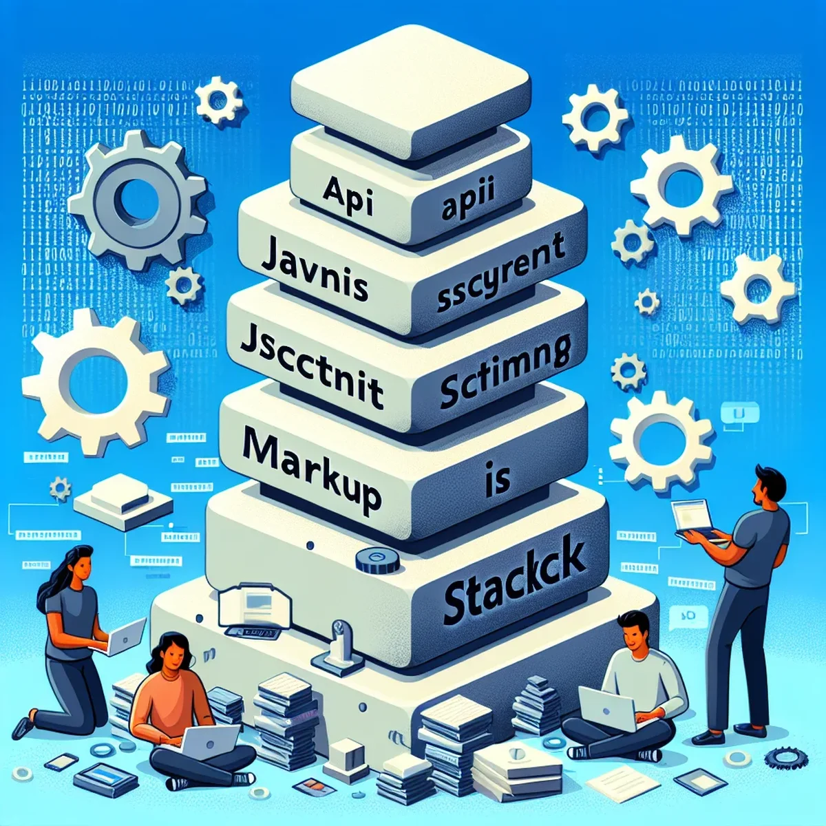 Illustration of Jamstack architecture components