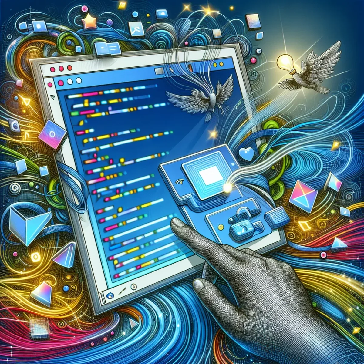 Animated UI elements demonstrating micro-interactions in web design