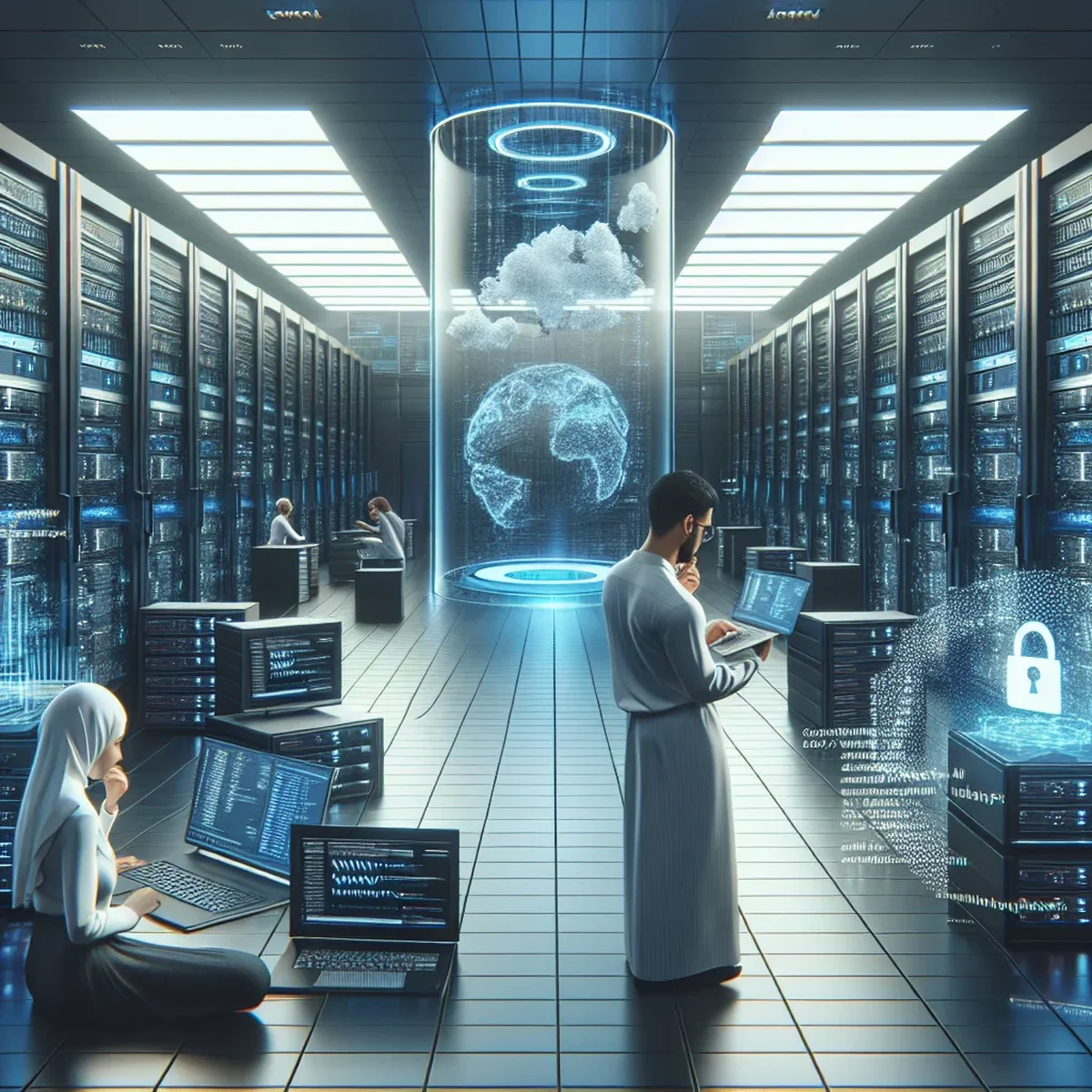 Illustration of server-side rendering process