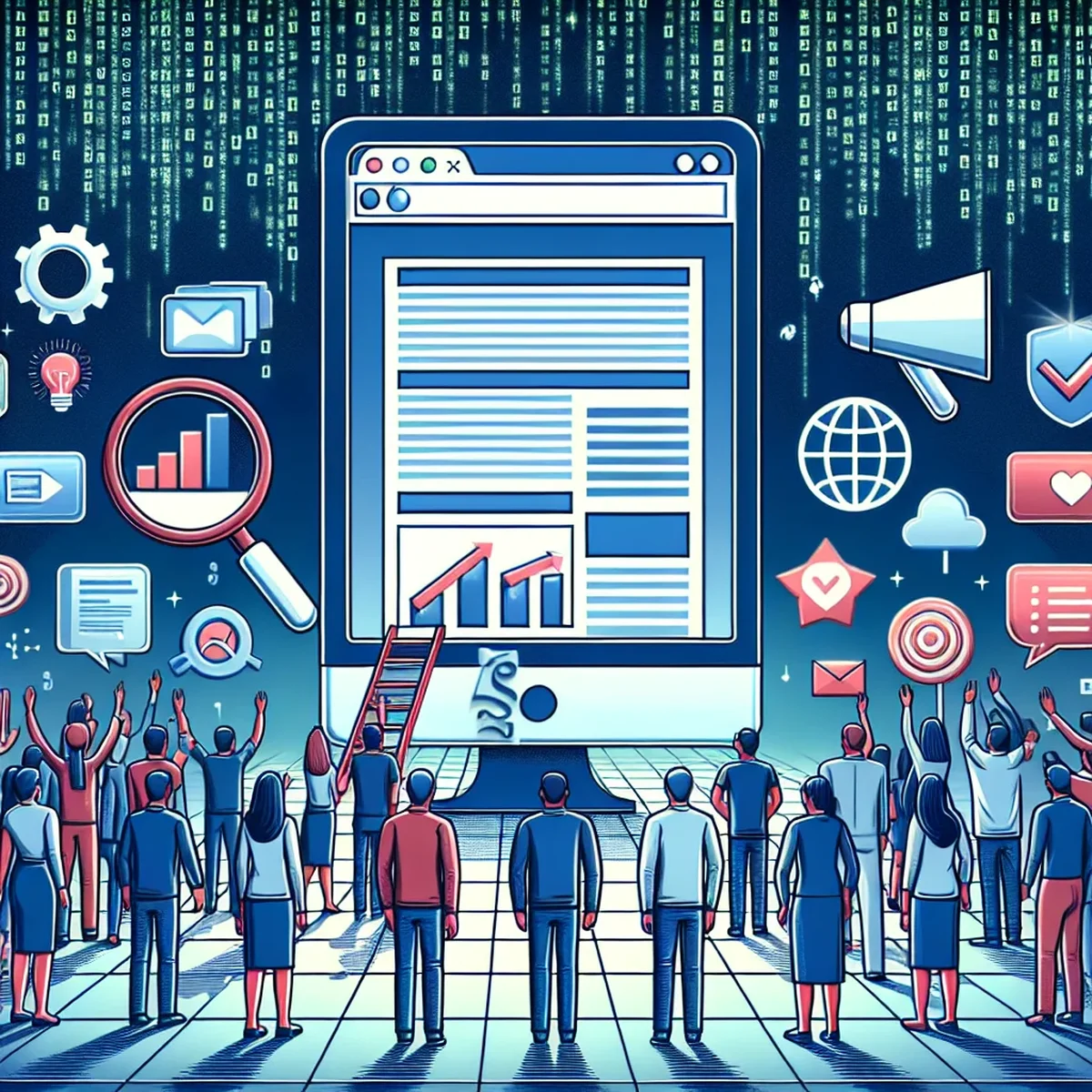 Interactive graphic illustrating the structure of a Single-Page Application