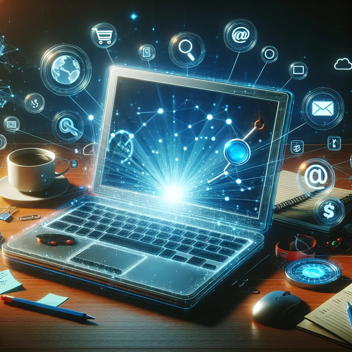 Diagram illustrating the components of a virtual machine