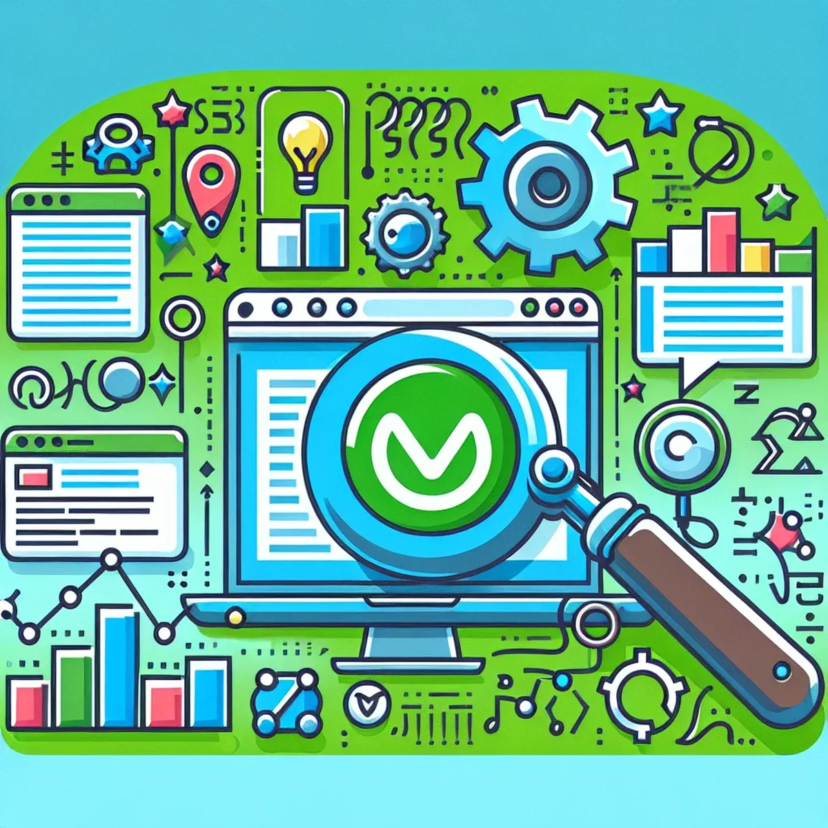 Illustration of Vue.js framework components